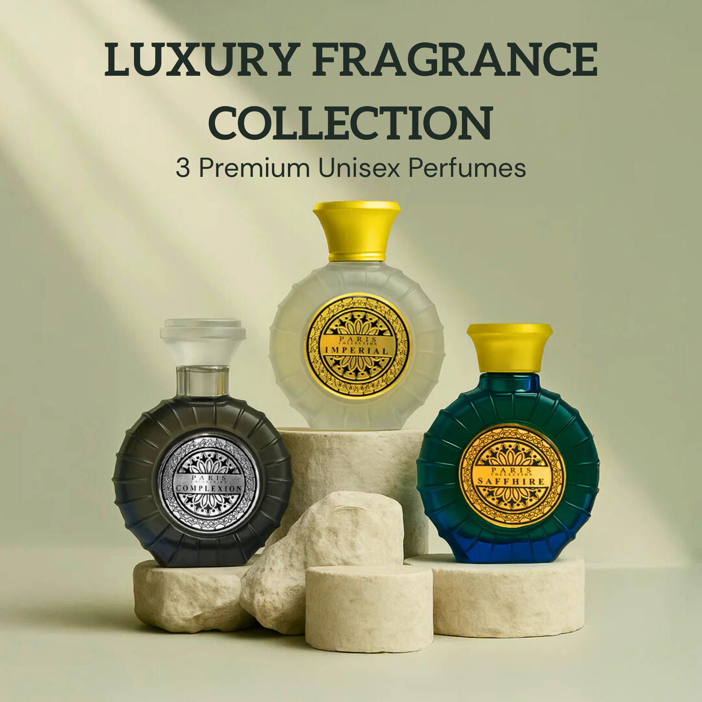 Luxury Oud Perfume Trio – 3 Bestselling Long-Lasting Fragrances (Unisex)