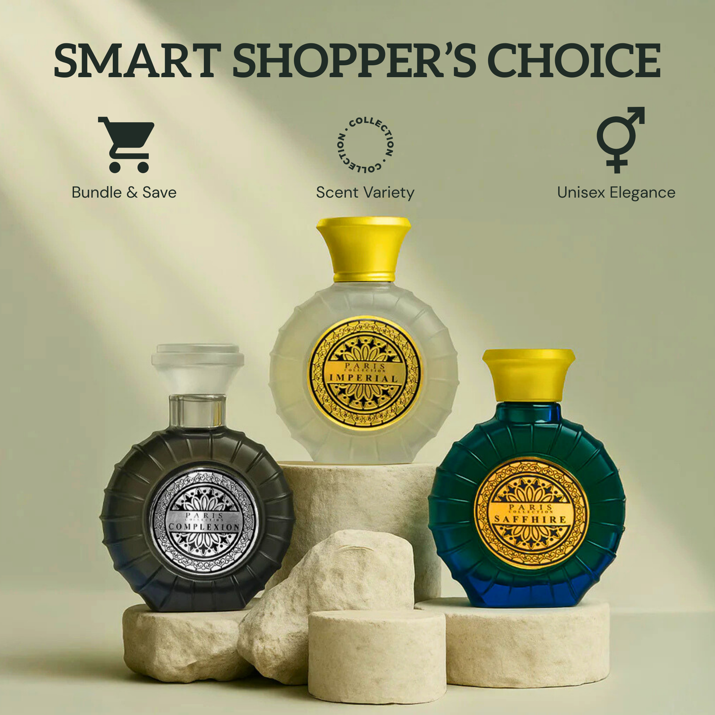 Luxury Oud Perfume Trio – 3 Bestselling Long-Lasting Fragrances (Unisex)