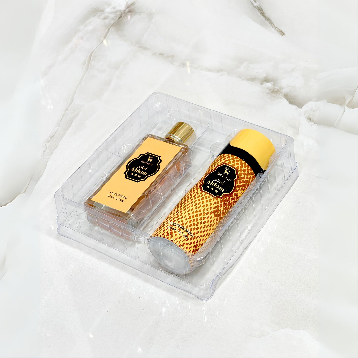 Ahlam Gift Set 100ml | Ramsons Perfume & Body Spray | Fragrance Secrets