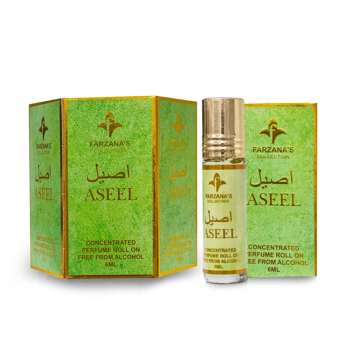 Aseel Roll On Perfume 6ml x 6 | Farzanas Collection | Fragrance Secrets