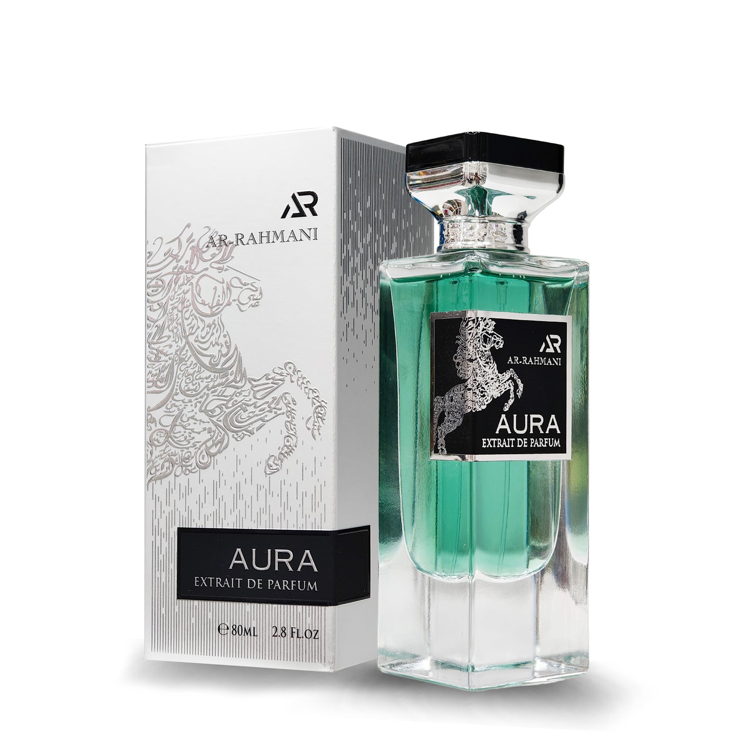 Aura Extrait De Parfum 100ml by AR-RAHMANI - Fresh Aqua Fragrance Bottle AND BOX
