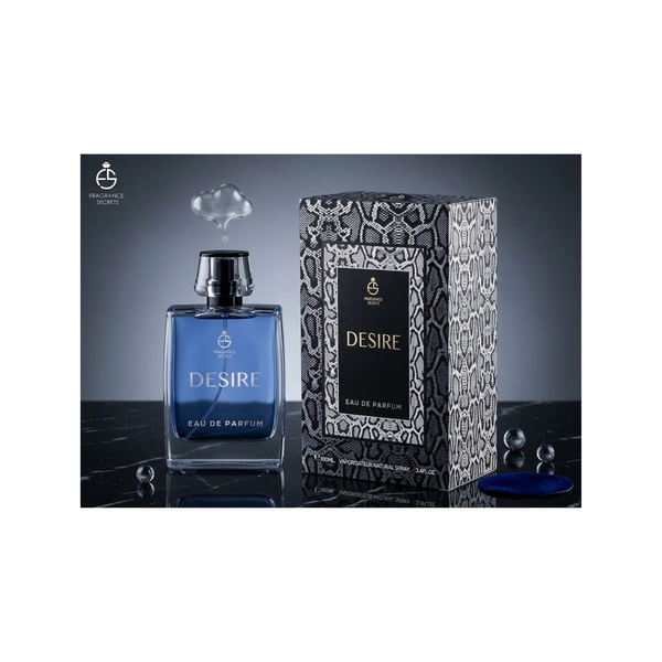 Desire Eau De Parfum 100ML for Men | Spicy Woody Amber Perfume