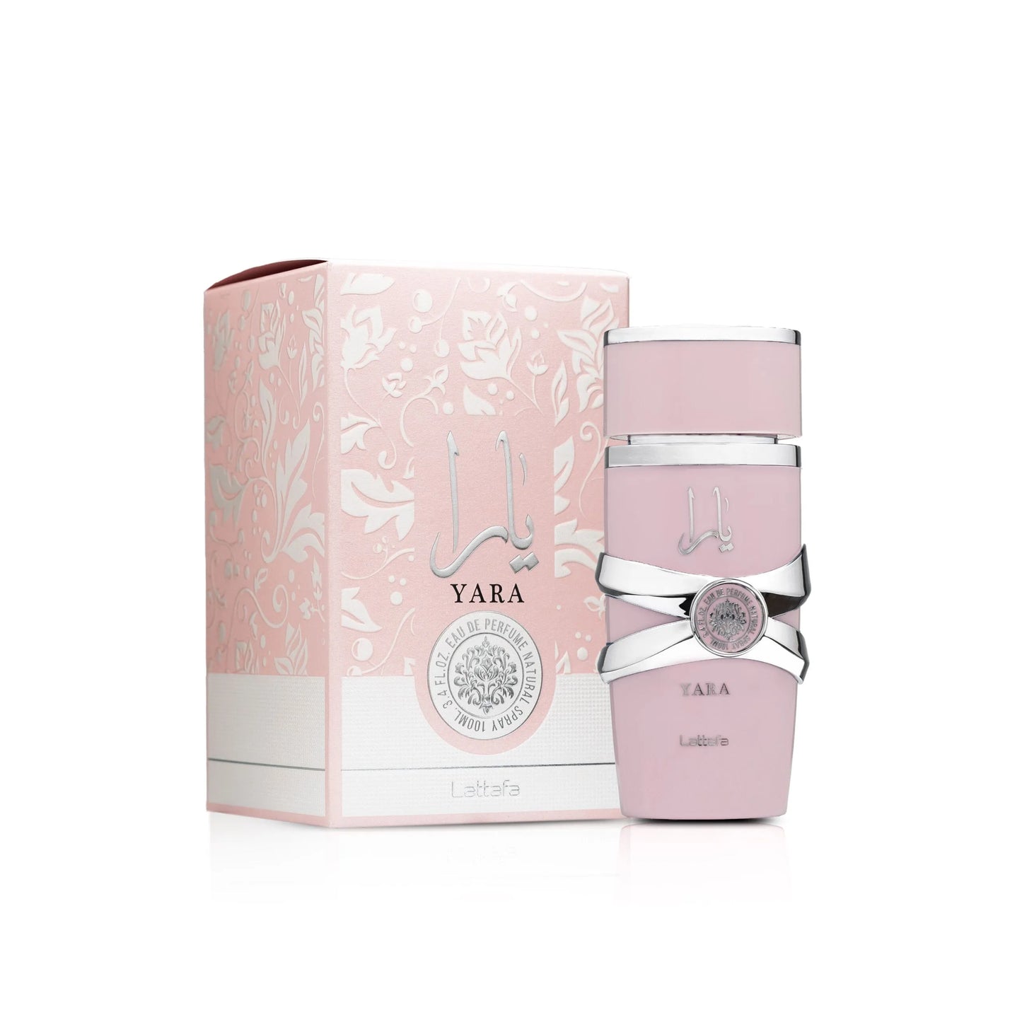 Lattafa Yara Pink Eau De Parfum 100ML women perfume bottle with packaging box