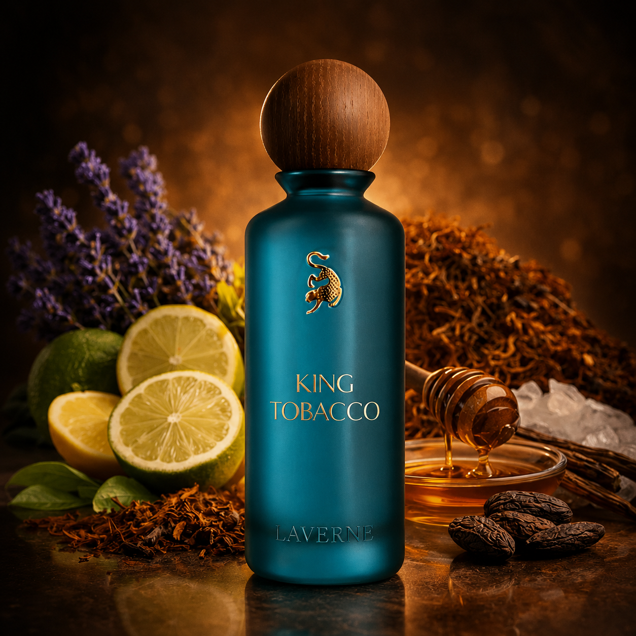Laverne King Tobacco Eau De Parfum 200ML Unisex – Aromatic Tobacco Vanilla Perfume