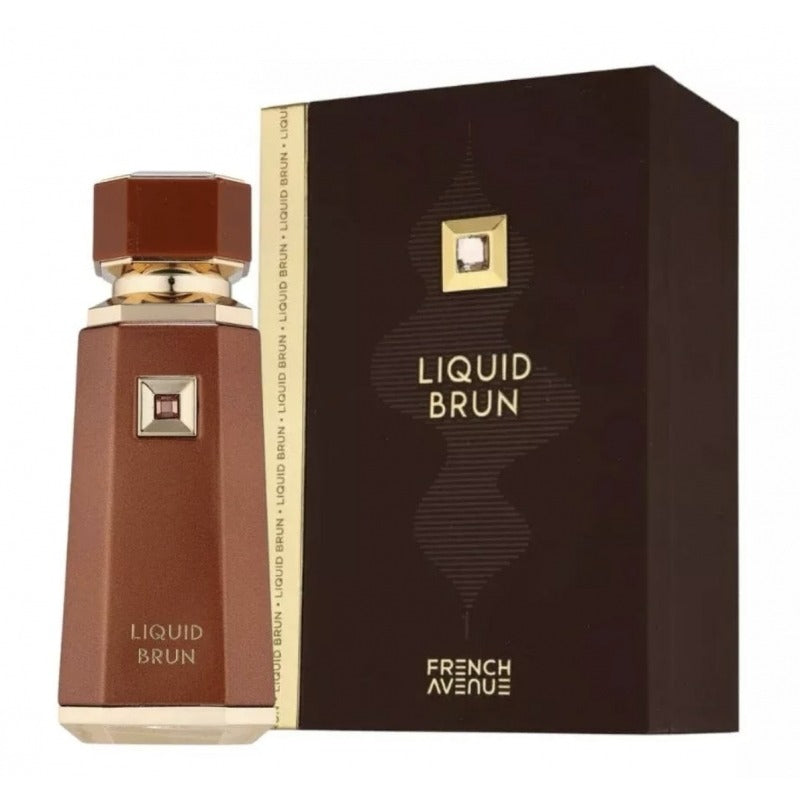 Liquid Brun EDP 100ml spray bottle in bold gift box by French Avenue - Fragrance Secrets