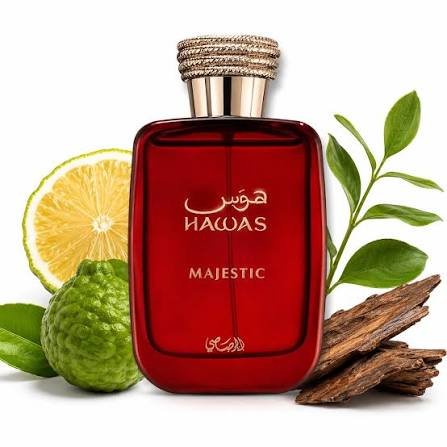 Rasasi Hawas Majestic Eau De Parfum 100ML Unisex – Citrus Woody Perfume
