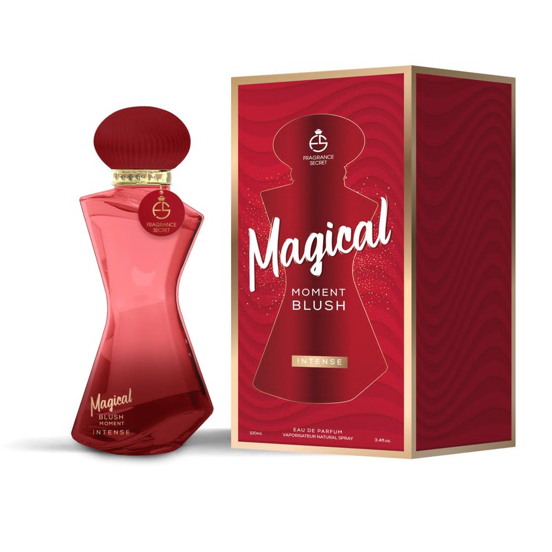 Magical Moment Blush Intense EDP 100ml spray bottle by Fragrance Secrets
