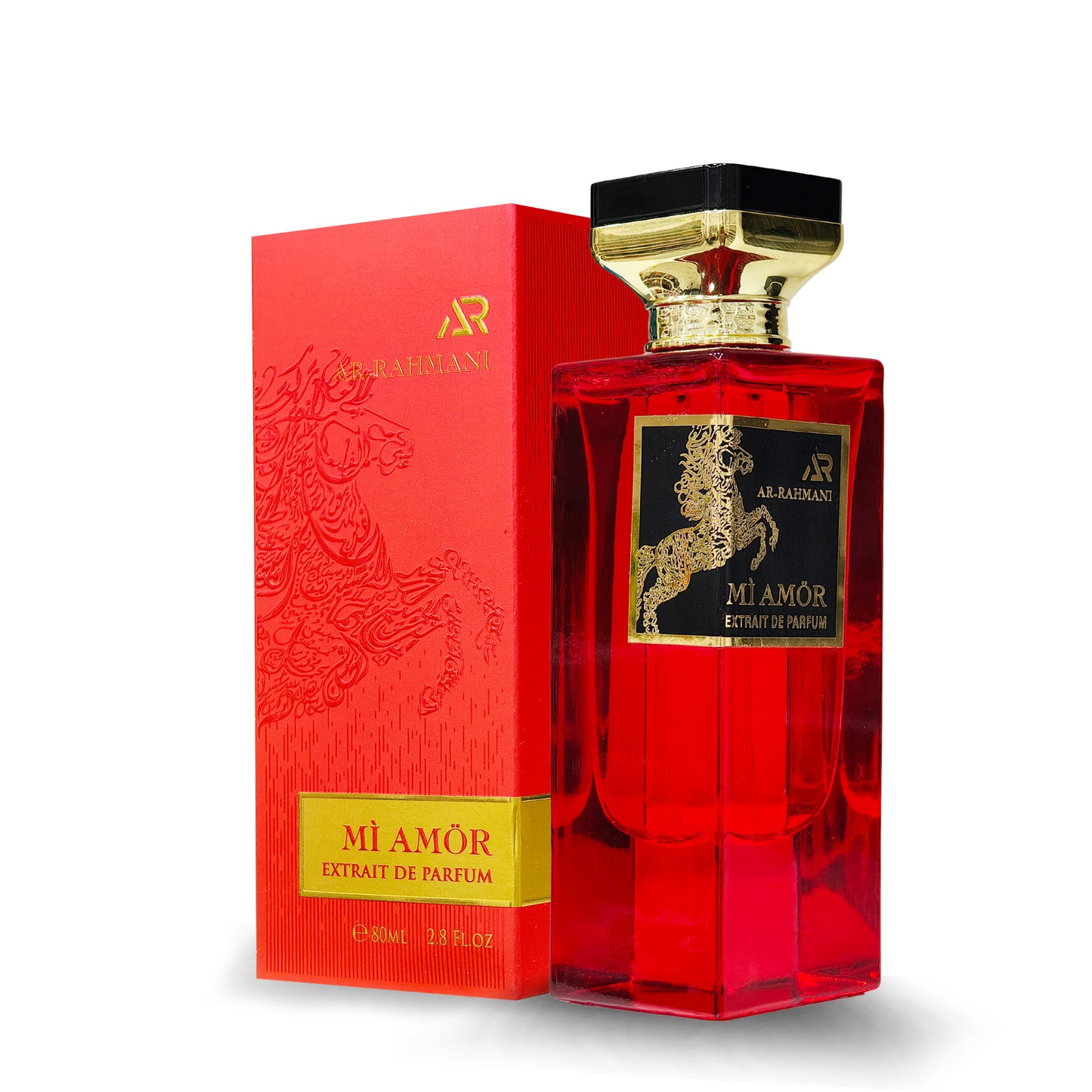 Mi Amor EDP 100ml by AR-RAHMANI - Sweet Jasmine Floral Fragrance Bottle and box