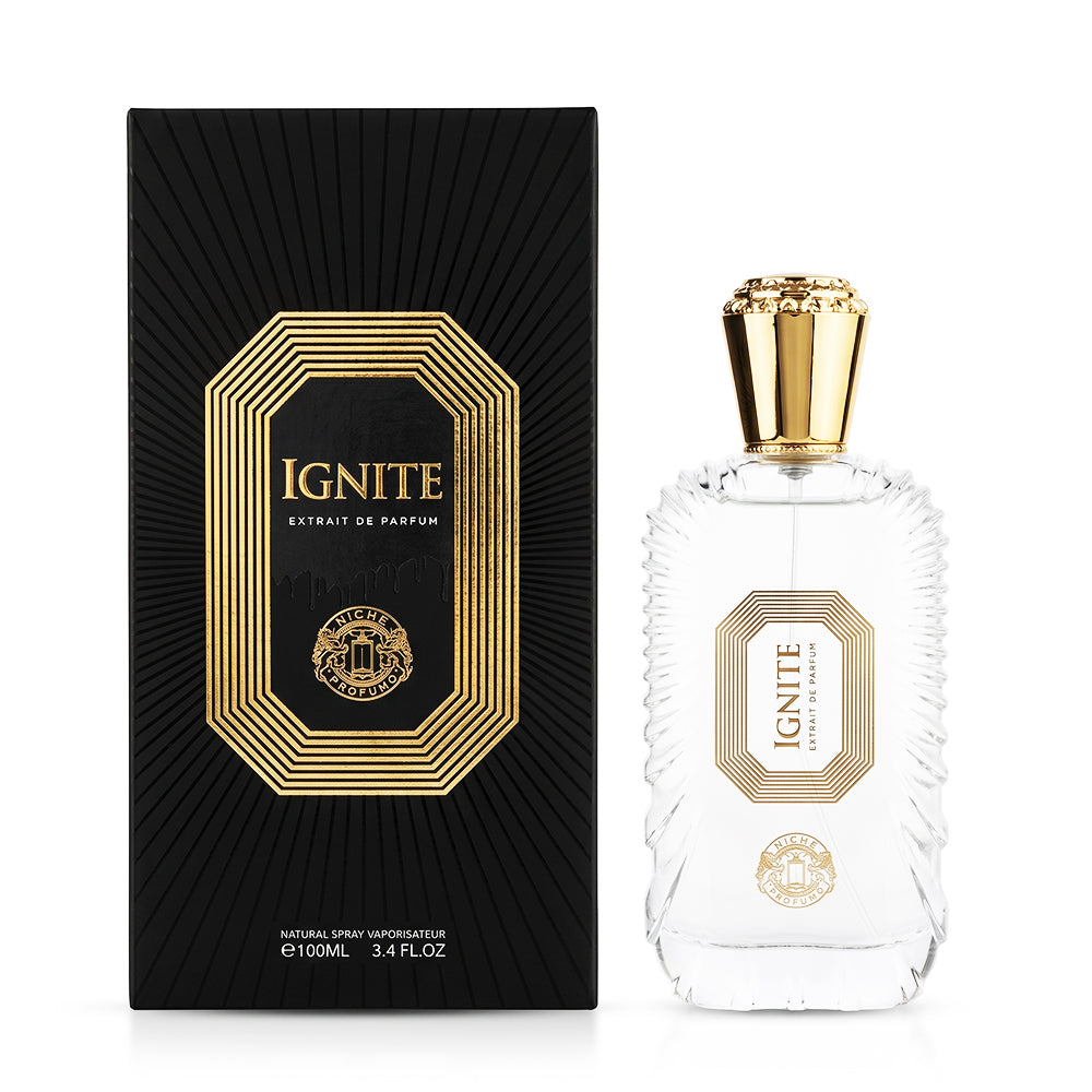 Niche Profumo Ignite Extrait De Parfum 100ML unisex perfume bottle with packaging box 2