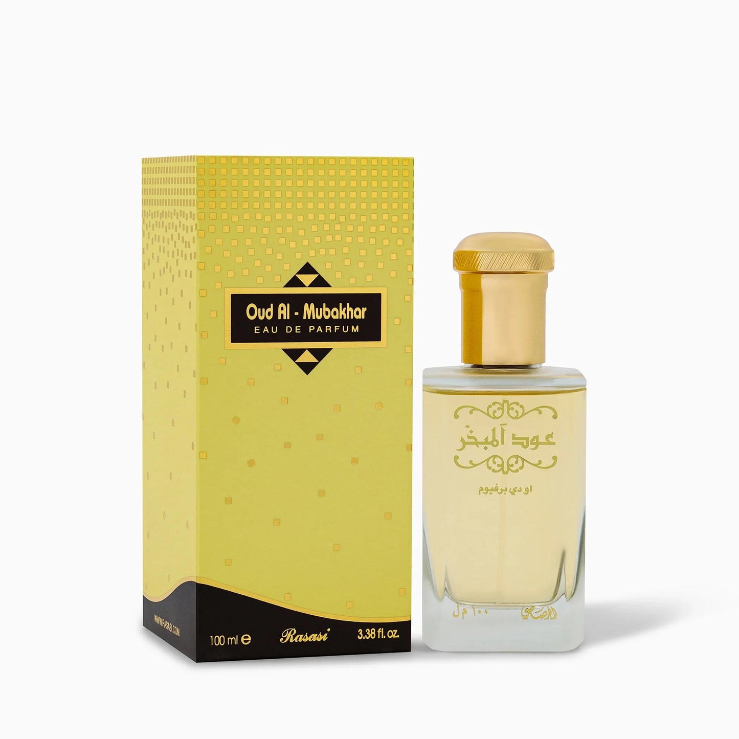 Oudh Al Mubakhar EDP 100ml spray bottle by Rasasi - Fragrance Secrets