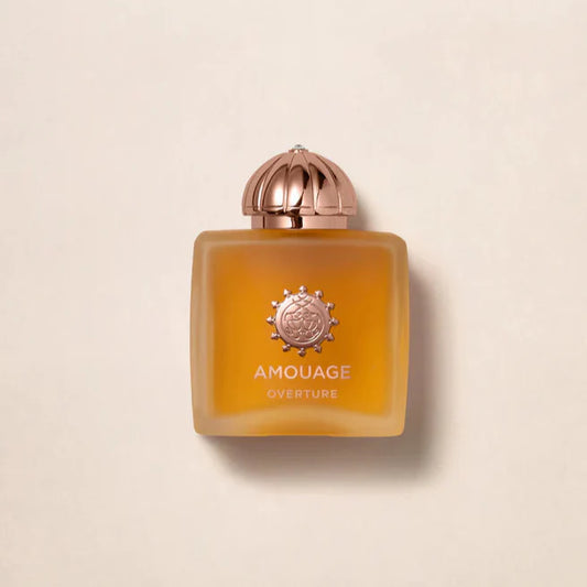 Overture W EDP 100ml bottle by Amouage – floral leather perfume at Fragrance Secrets.