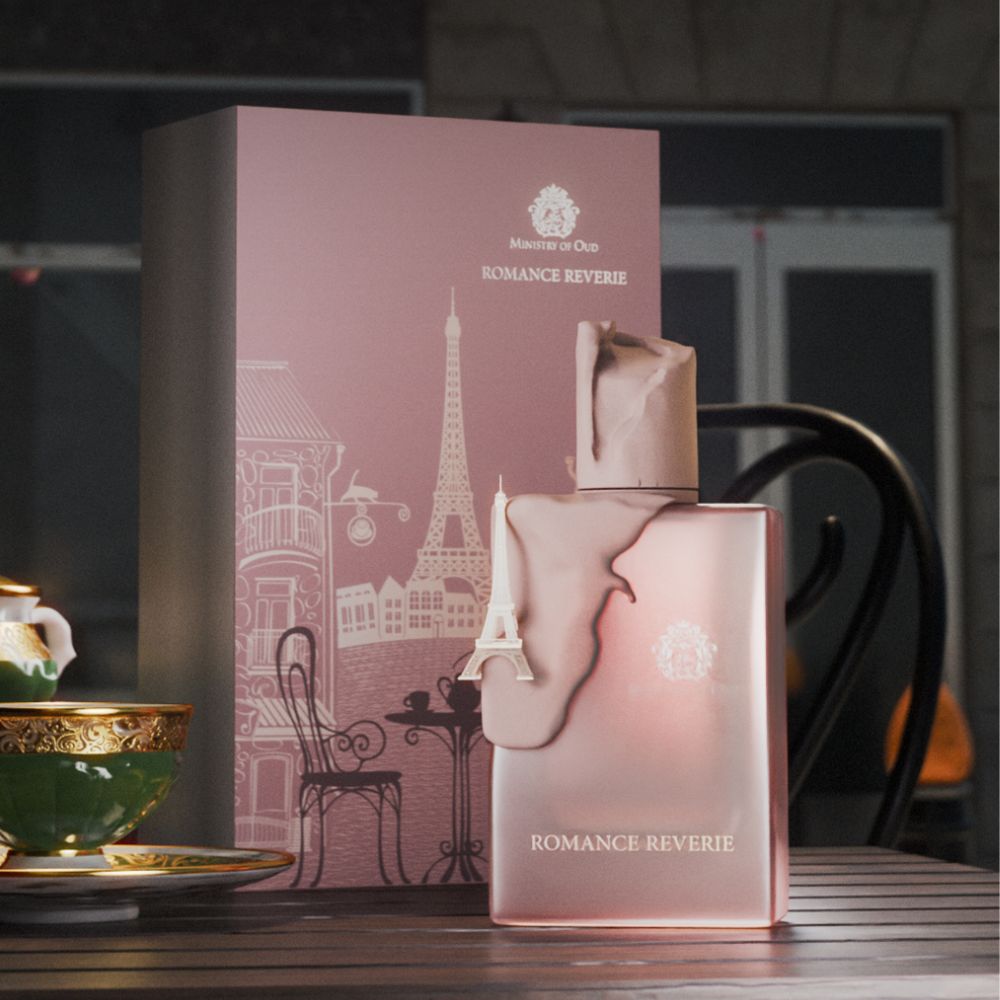 Paris Corner Ministry Of Oud Romance Reverie Eau De Parfum 100ML women perfume bottle with packaging box
