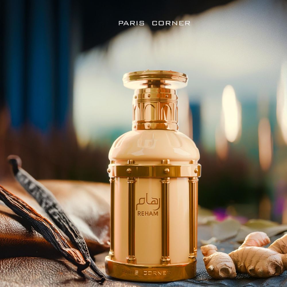 Paris Corner Reham Vanilla Mood Eau De Parfum 100ML unisex perfume bottle with packaging box