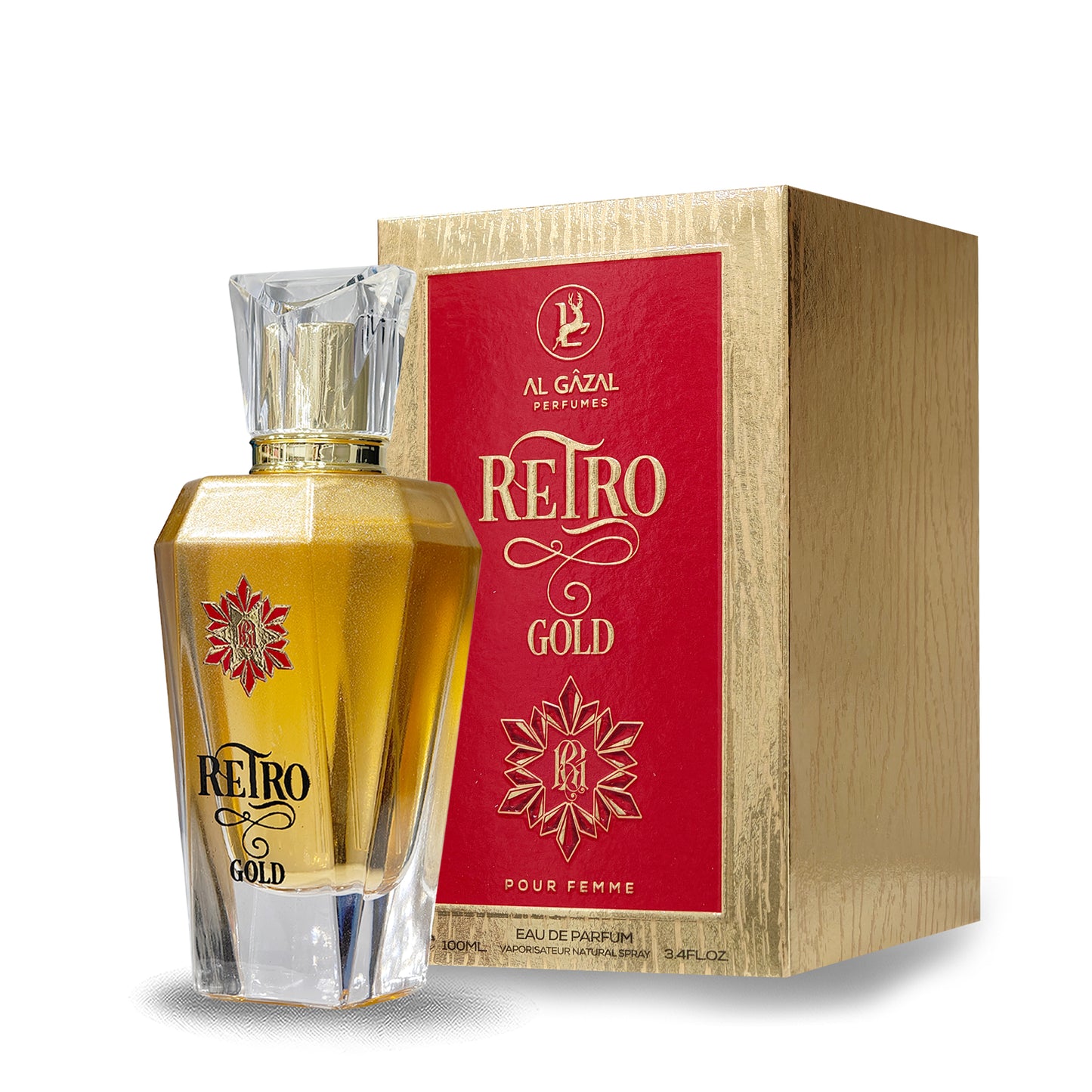 Retro Gold Pour Femme 100ml | Al Gazal Perfume | Fragrance Secrets