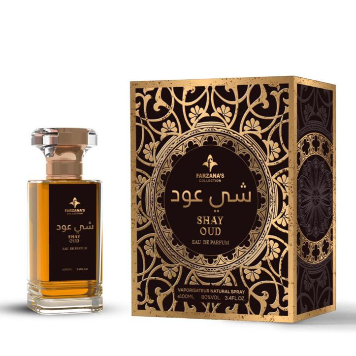 Shay Oud EDP 100ml spray bottle by Farzanas Collection - Fragrance Secrets