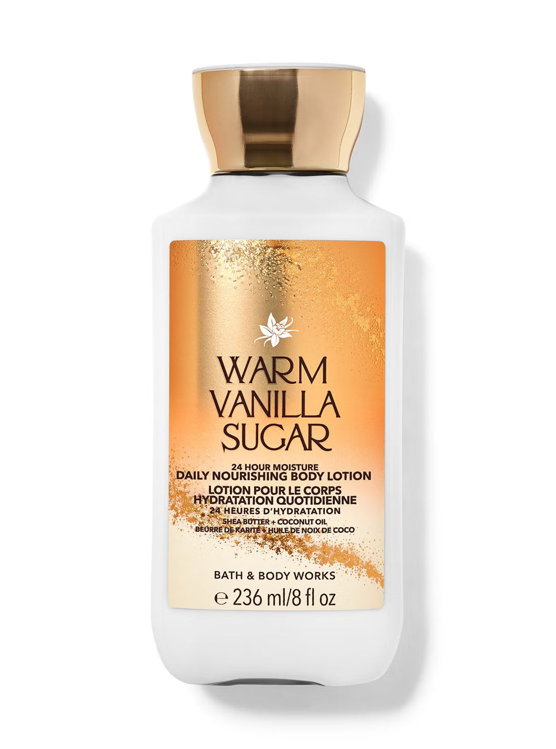 Bath & Body Works Warm Vanilla Sugar Body Lotion 236ML For Women – Vanilla Floral Body Lotion