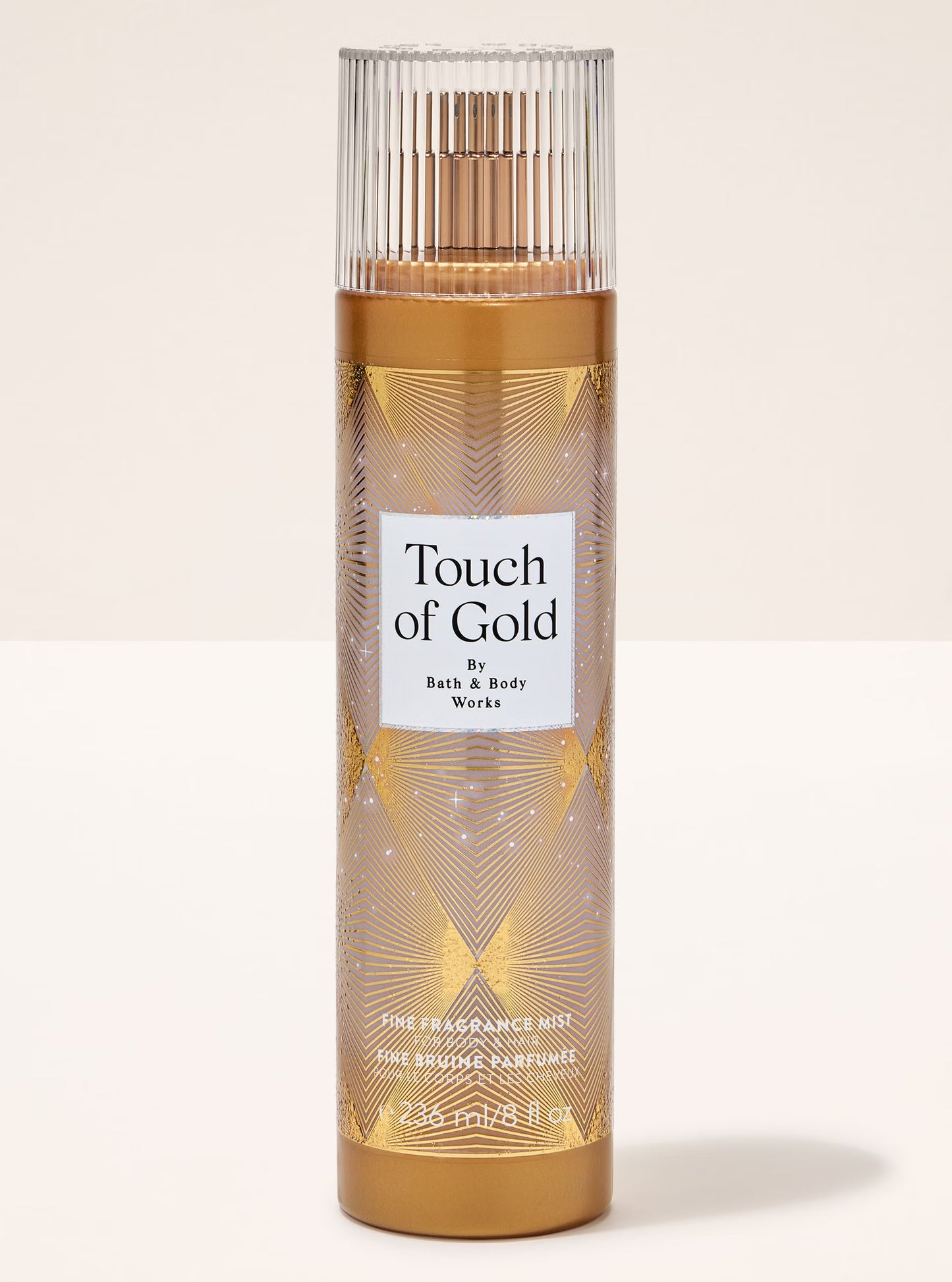 Bath & Body Works Touch Of Gold Fine Fragrance Mist 236ML For Women – Fruity Floral Tonka Perfume Mist