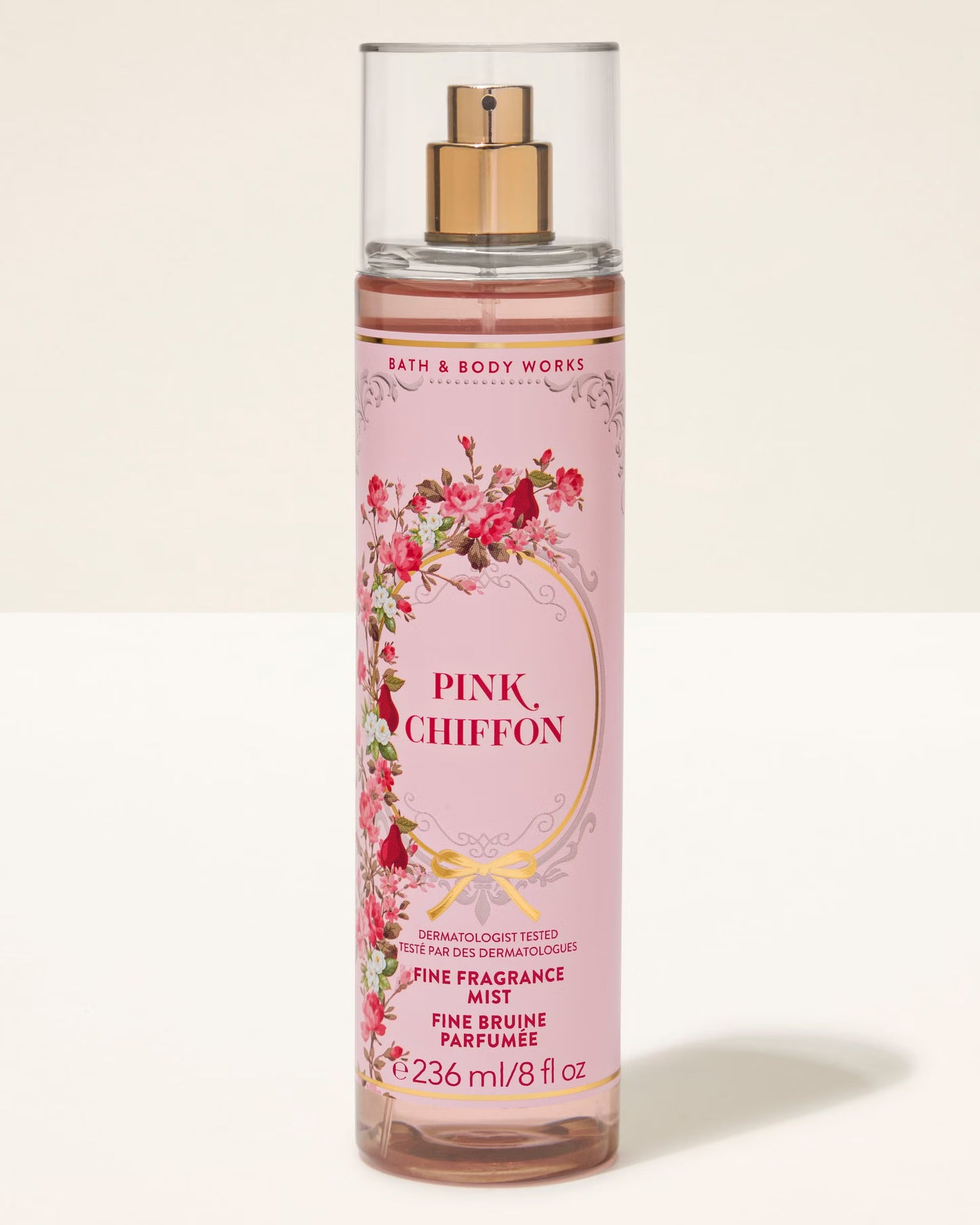 Bath & Body Works Pink Chiffon Fine Fragrance Mist 236ML For Women – Fruity Floral Musk Perfume Mist