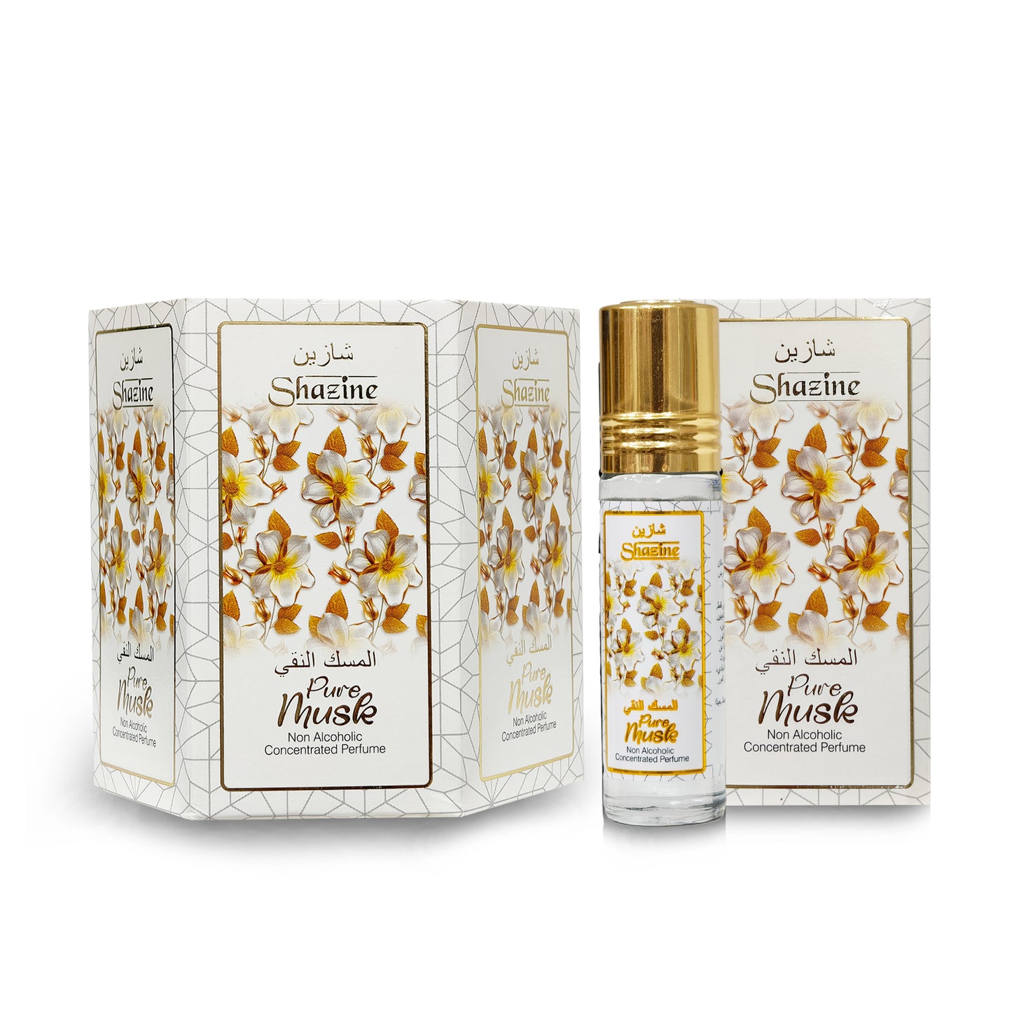 Shazine Pure Musk 6pcs 6ml Roll-On Perfume Oil | Fragrance Secrets