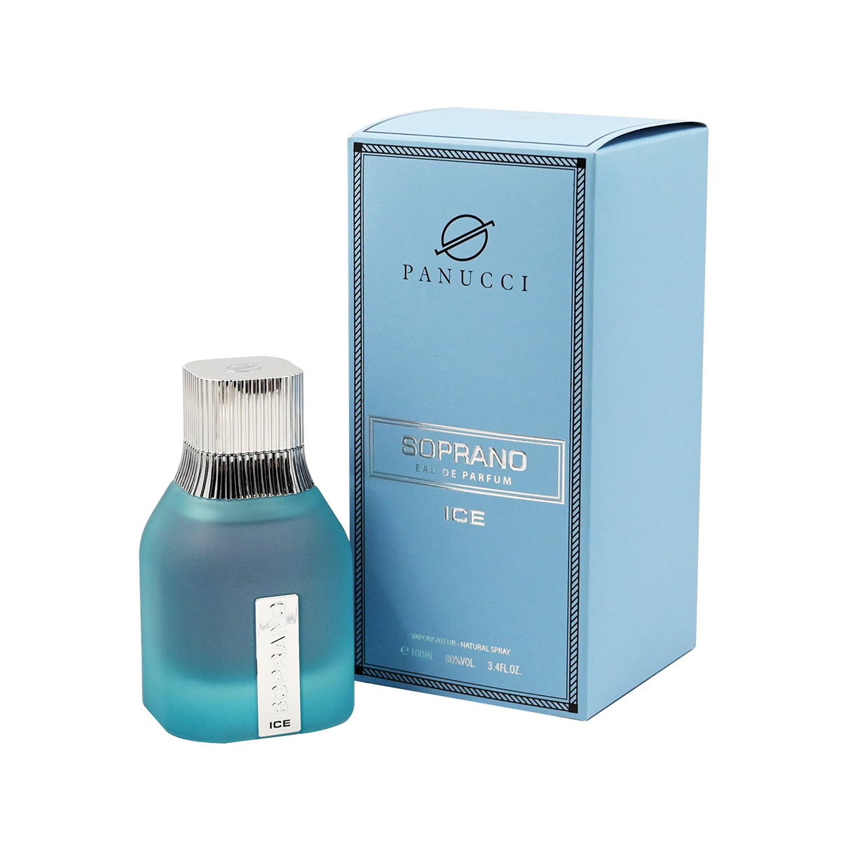 Panucci Soprano Ice Eau De Parfum 100ML Unisex – Citrus Aromatic Woody Perfume