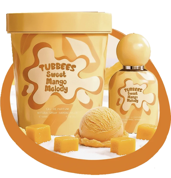 Sweet Mango Melody Tubbees In A Tub | Fruity Oriental EDP | Unisex Perfume