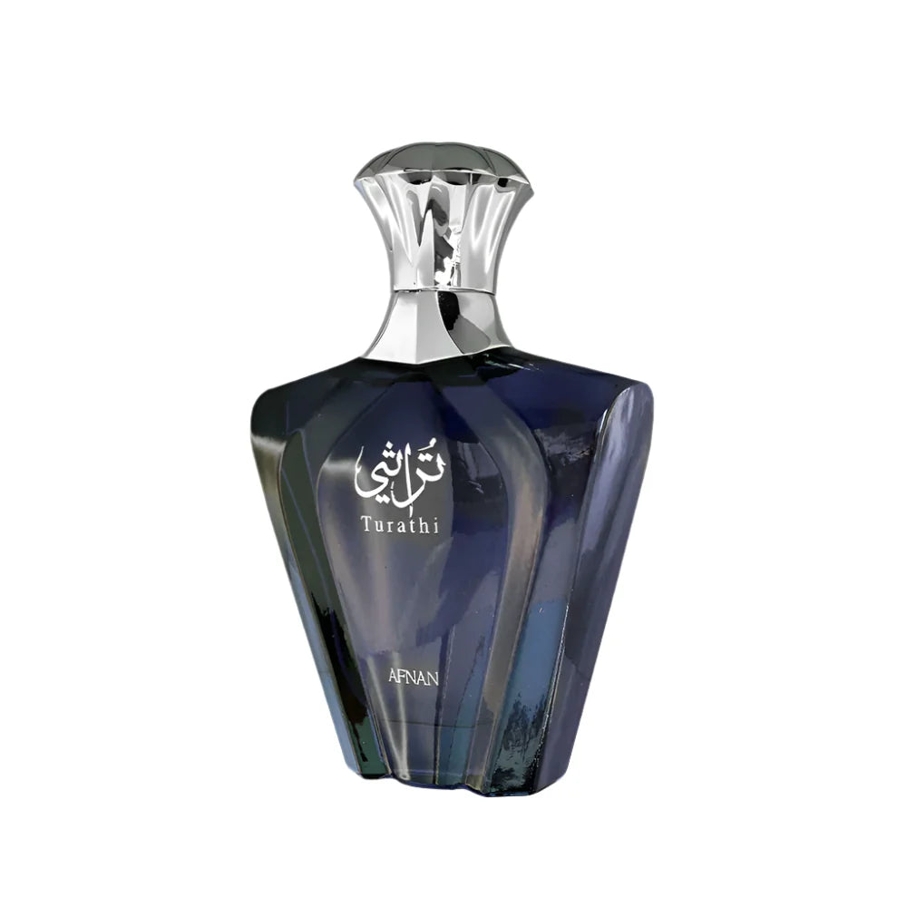 Turathi Blue EDP 90ml spray bottle by Afnan - Fragrance Secrets