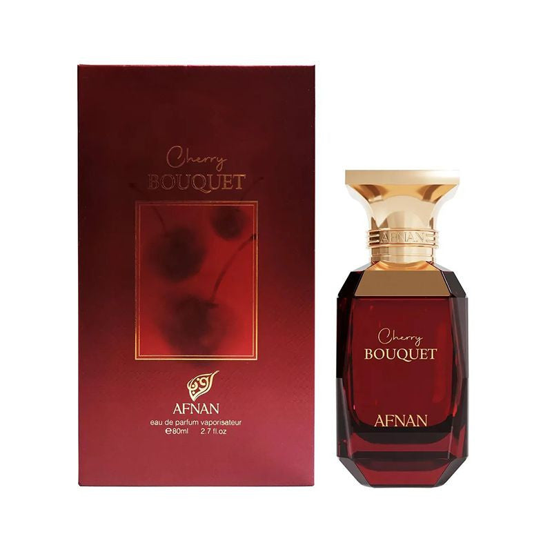 Cherry Bouquet Eau de Parfum 80ml perfume bottle by Afnan with box