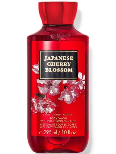 Bath & Body Works Japanese Cherry Blossom Shower Gel 295ML – Floral Fruity Body Wash