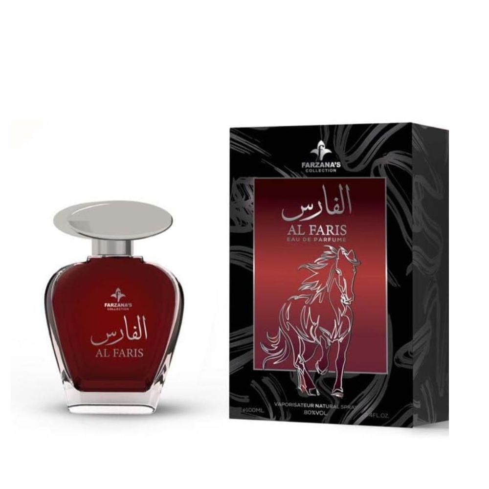 Farzanas Collection Al Faris Eau De Parfum 100ML Unisex – Arabic Spicy Woody Perfume