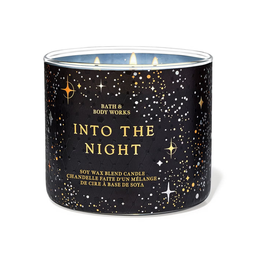Bath & Body Works Into The Night Candle | Fruity Floral Amber Candle