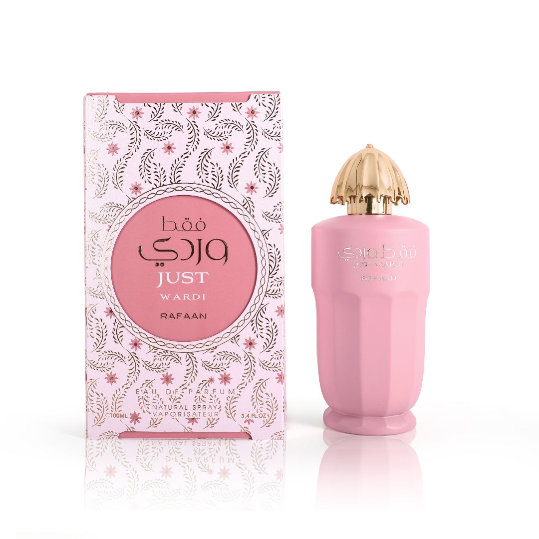 Just Wardi Eau De Parfum 100ml bottle and box– Perfume for Women
