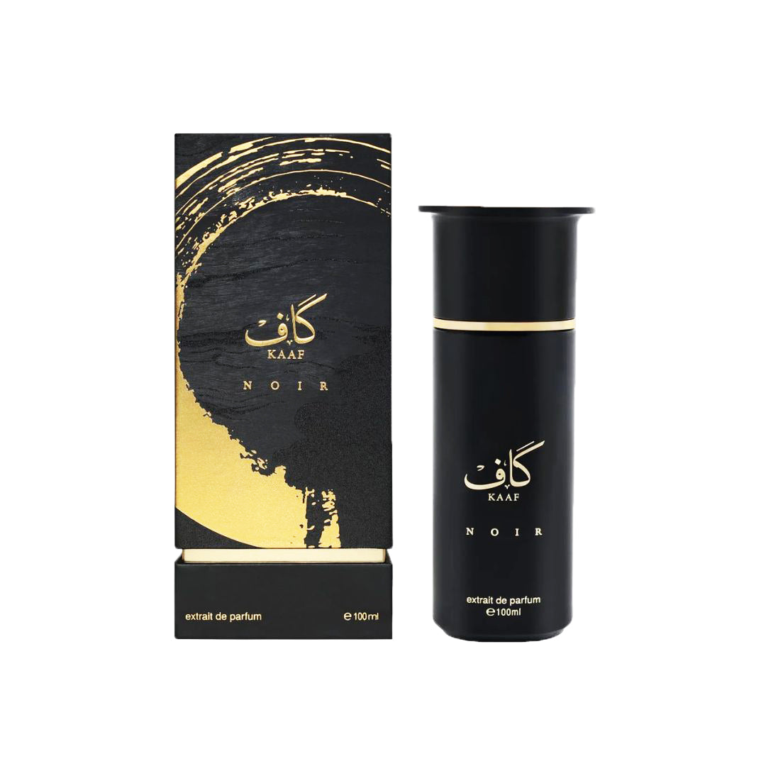 Ahmed Al Maghribi Kaaf Noir Perfume 100ml Unisex Extrait De Parfum Bottle with box