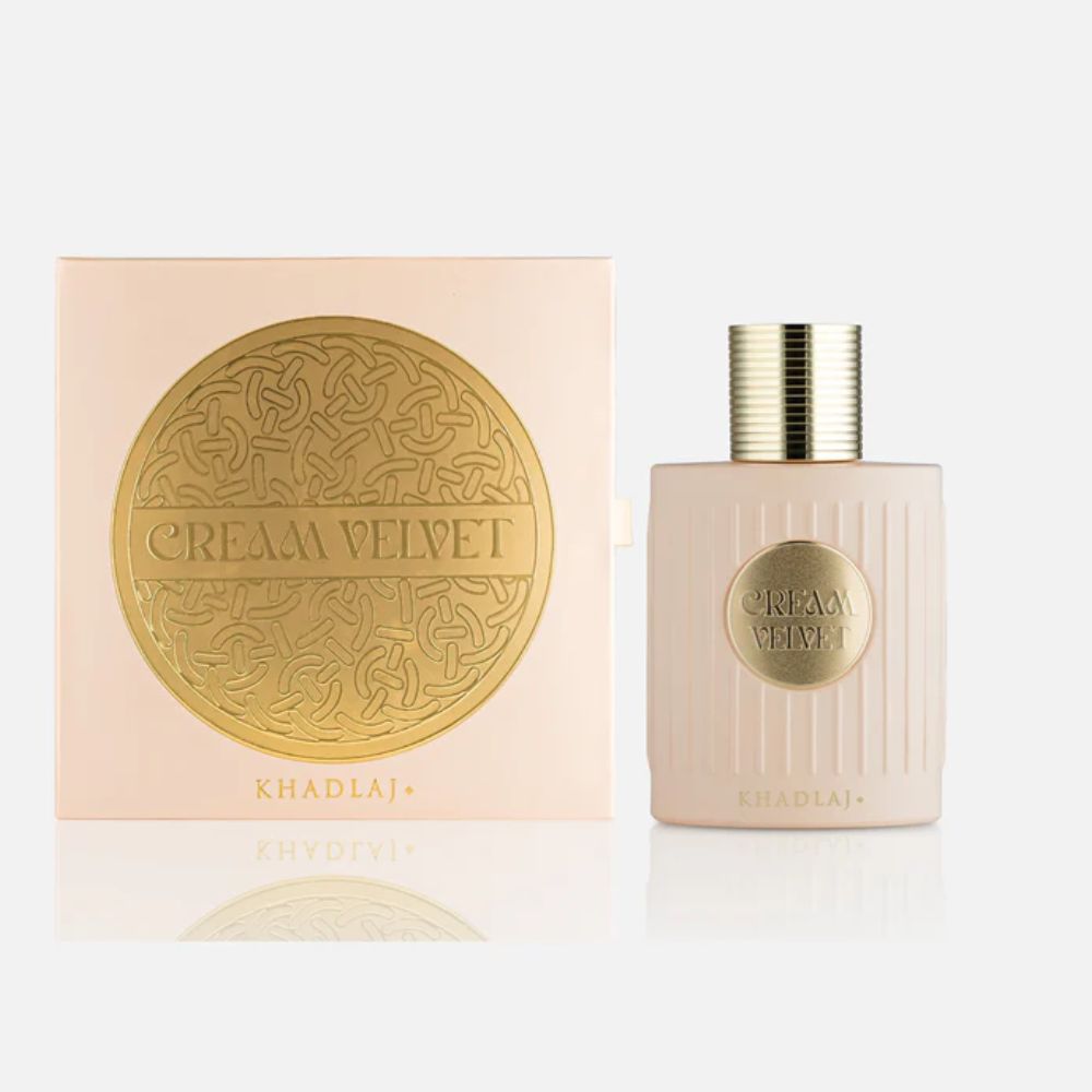 Khadlaj Cream Velvet Extrait De Parfum 100ML for Women – Sweet Vanilla Amber Perfume