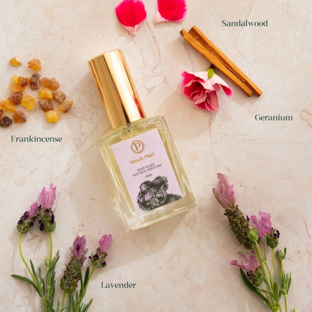 Deep Sleep Natural Perfume for Her by Miracle Plant fragrance Notes