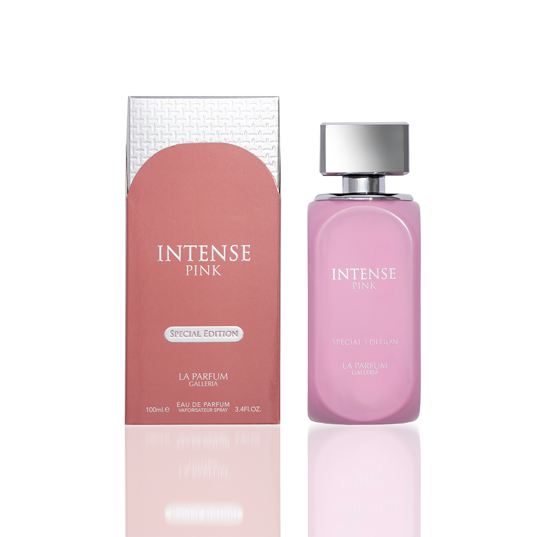 Intense Pink Eau De Parfum 100ml bottle and box – Perfume for Women