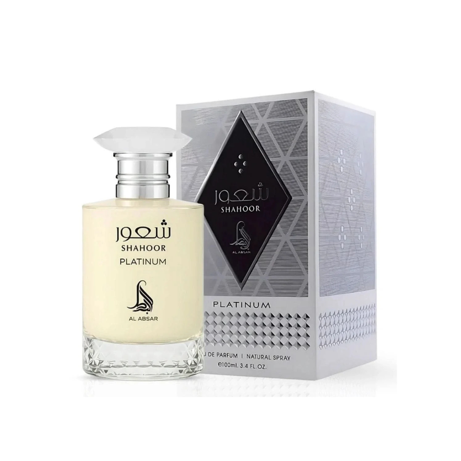 Al Absar Shahoor Platinum Eau De Parfum 100ML - Al Absar - Fragrance Secrets