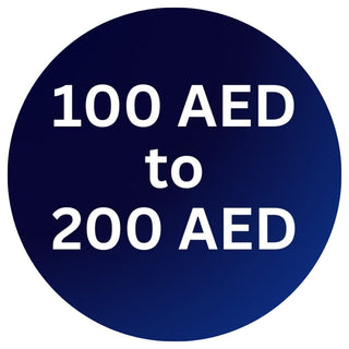 100 AED to 200 AED