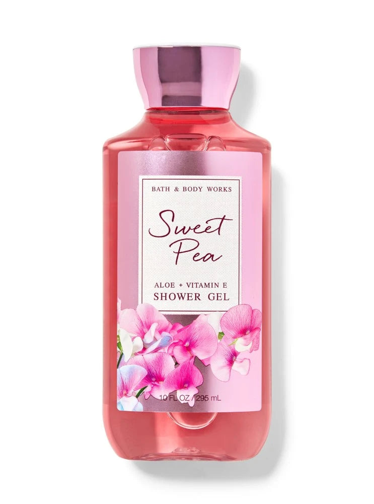Bath & Body Works Sweet Pea Shower Gel – Floral Fruity Musk Body Wash