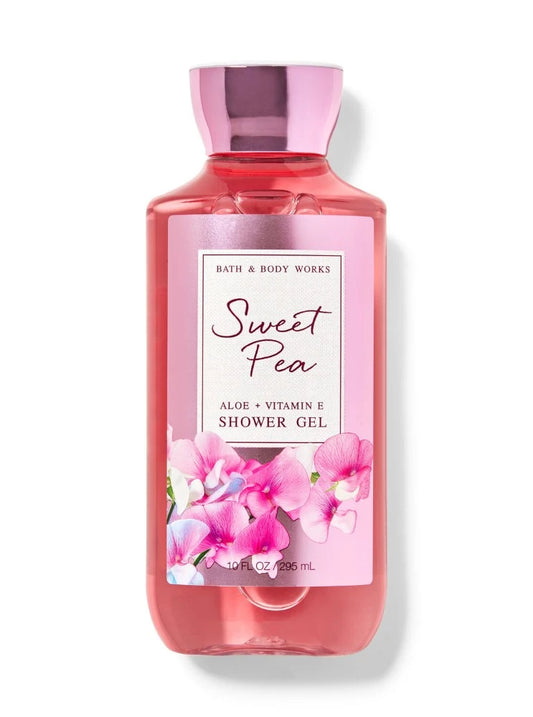Bath & Body Works Sweet Pea Shower Gel – Floral Fruity Musk Body Wash