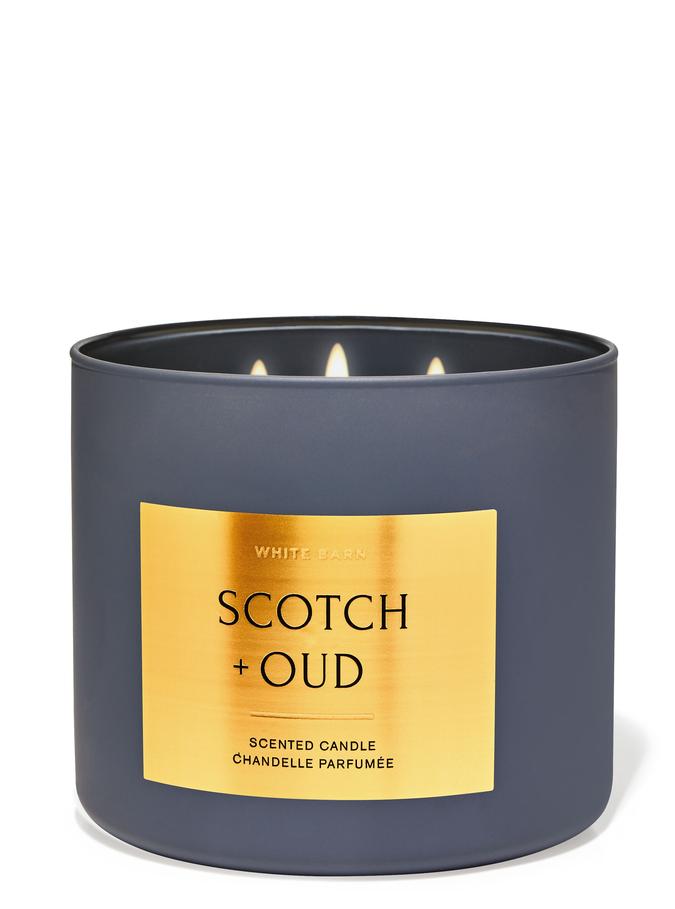 Bath & Body Works Scotch & Oud 3-Wick Candle - Fragrance Secrets