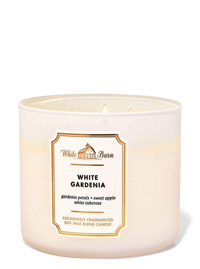 Bath & Body Works White Gardenia 3-Wick Candle - Fragrance Secrets