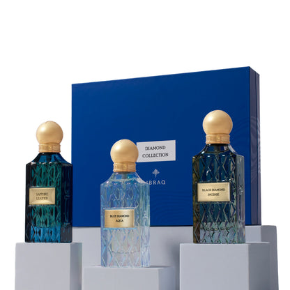 Ibraq Diamond Blue Box 2 75ML 3-Piece Set - Ibraq - Fragrance Secrets