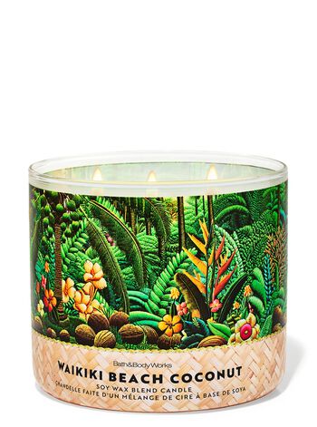Bath & Body Works Waikiki Beach Coconut Candle - Fragrance Secrets