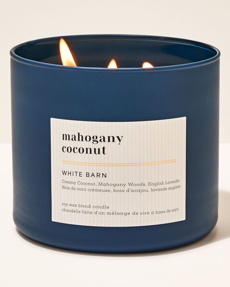 Bath & Body Works Mahogany Coconut 3-Wick Candle - Fragrance Secrets