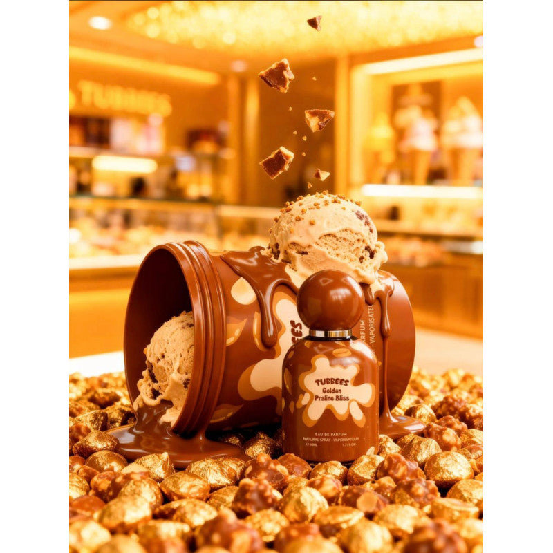 Golden Praline Bliss Tubbees In A Tub - Gourmand Unisex Perfume - Fragrance Secrets
