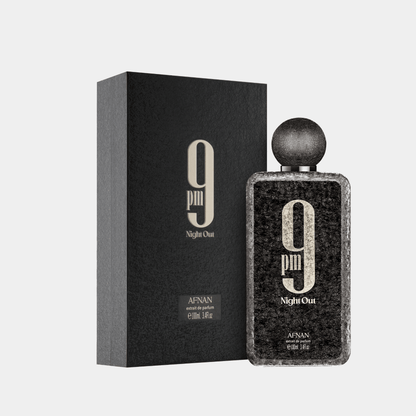 Afnan 9 PM Night Out Eau De Parfum 100ML For Men – Woody Amber Gourmand Perfume