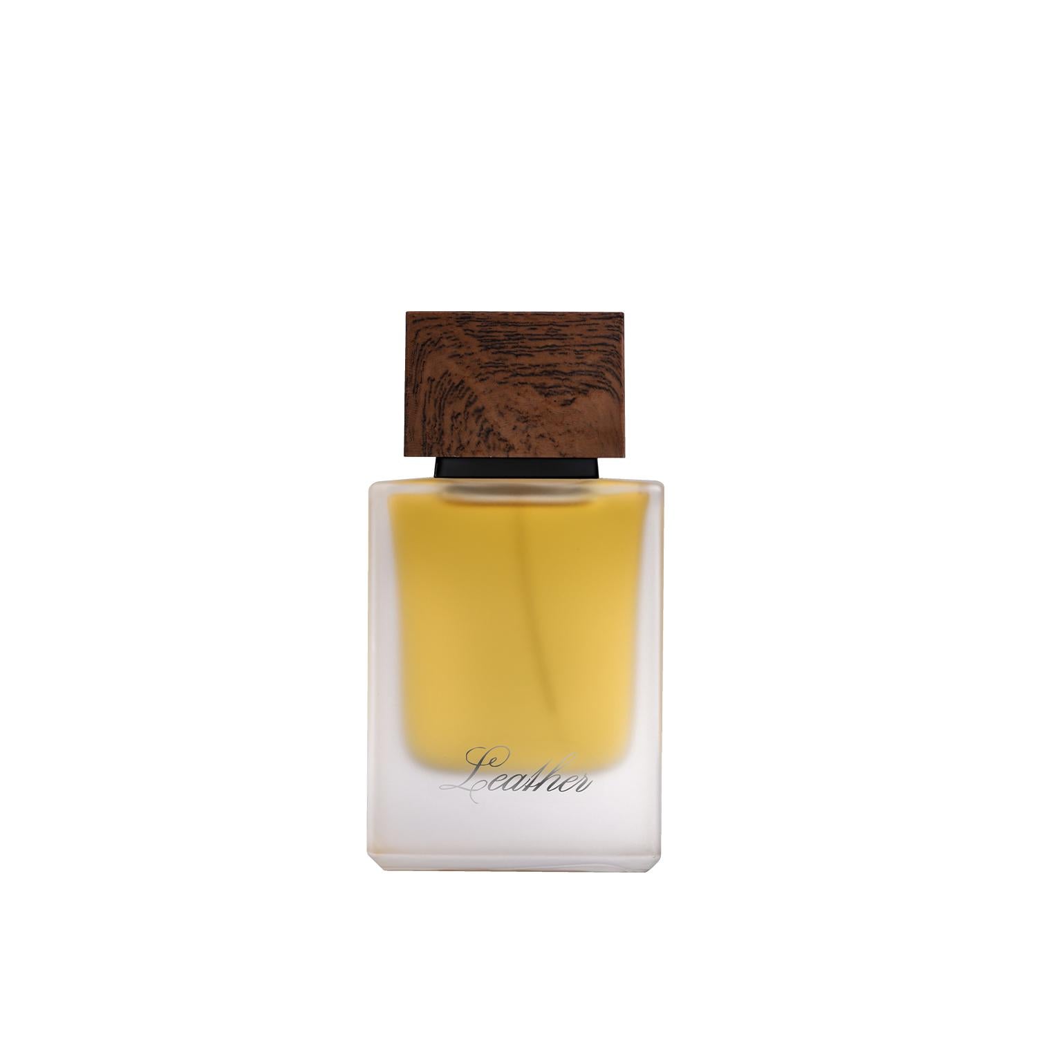 Ahmed AlMaghribi leather perfume bottle