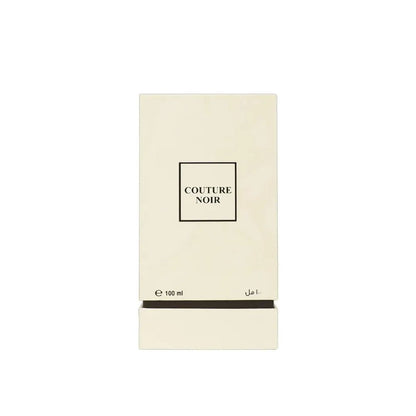 Ahmed Al Maghribi Couture Noir Eau De Parfum 100ML perfume bottle with packaging box