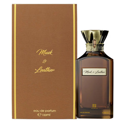 Ahmed Al Maghribi Musk & Leather Eau de Parfum 100ml with box