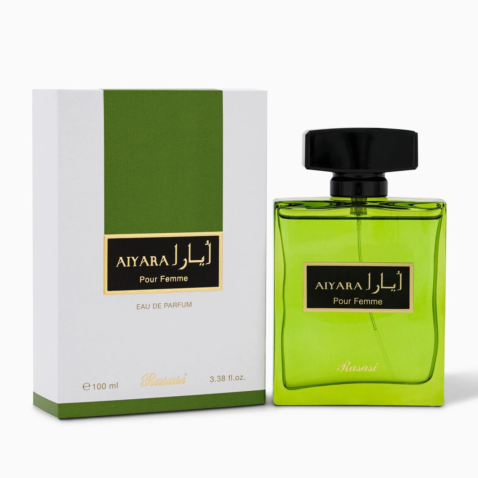 Aiyara Pour Femme EDP 100ml spray bottle by Rasasi - Fragrance Secrets  
